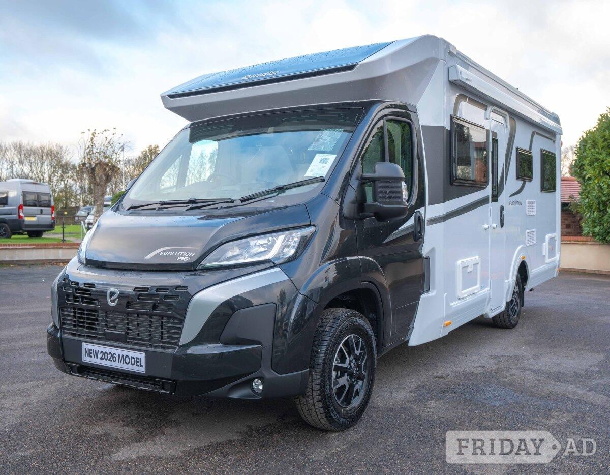 Elddis Evolution 196+ 140BHP Fiat 140 2026 for sale - Motorhomes & Caravans in Newark