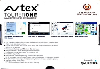 Avtex series one Garmin satellite navigation. 