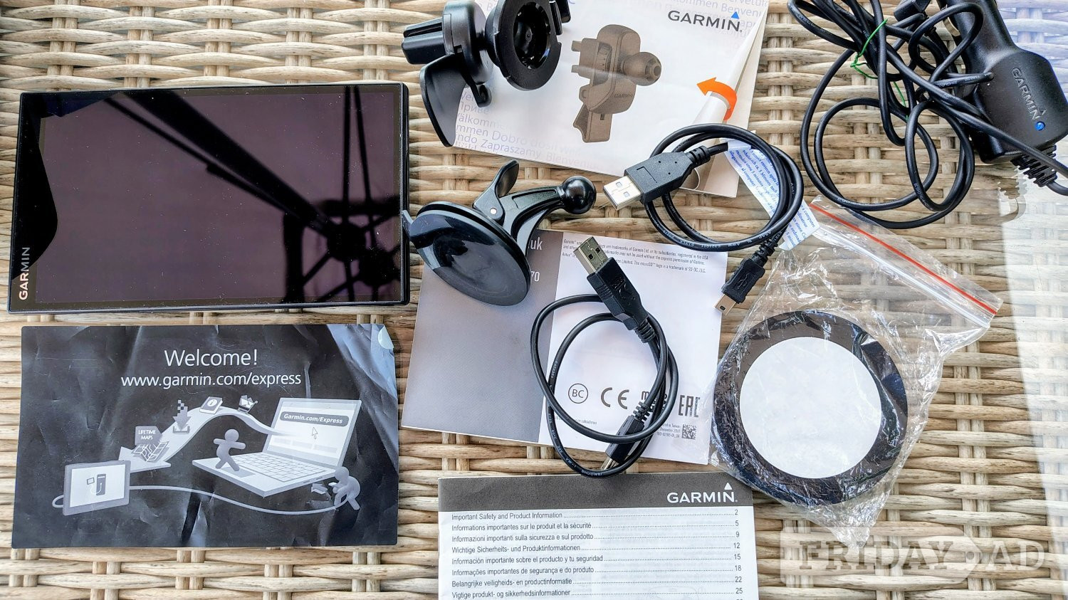Avtex series one Garmin satellite navigation. 