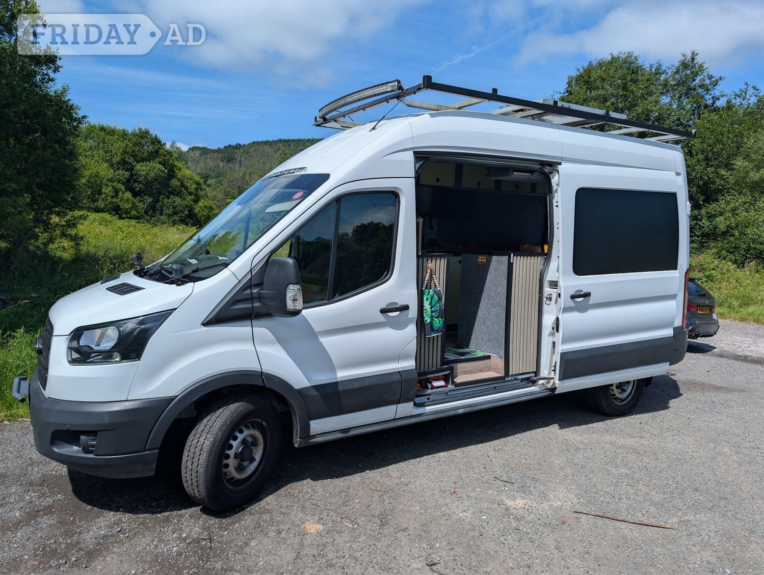 Ford Transit jumbo off grid campervan Port Talbot
