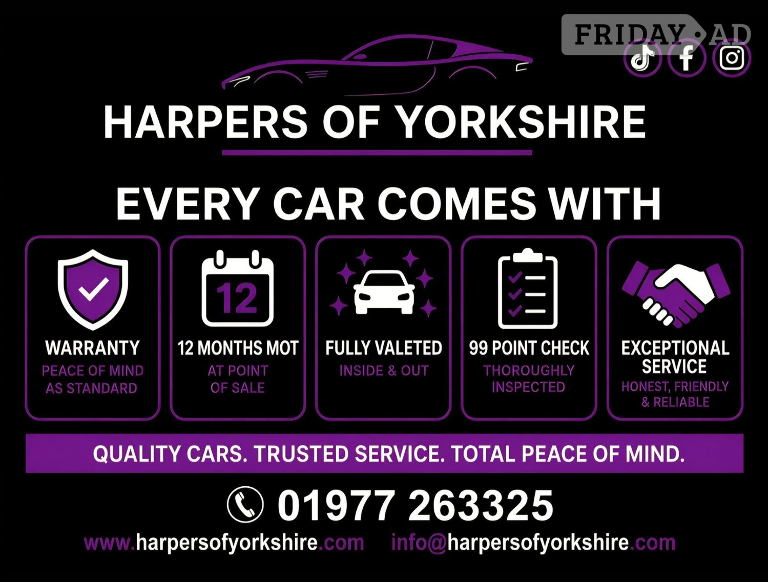Ford Focus 2019 - Cars in Pontefract