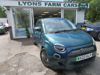 2022 Fiat 500E 42kWh Icon Hatchback 3dr Electric Automatic (118 ps) WIRELESS APPLE CARPLAY / ANDROID