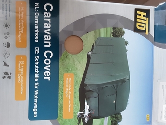 HTD Breathable Green Caravan Storage Cover 