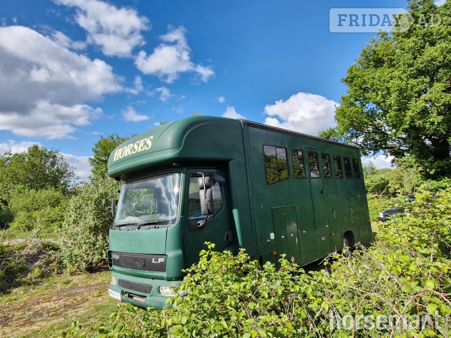 RJ Horsebox Coachbuilders and manufacturers, Norfolk  none Daf Trucks Horsebox in Devizes