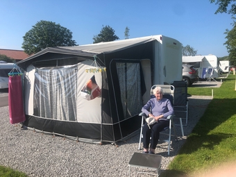 Caravan Awning ;wastemaster,2 aquarols for sale