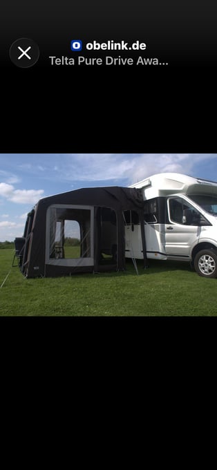 Next to new Telta Pure gazebo awning for sale. Great condition.