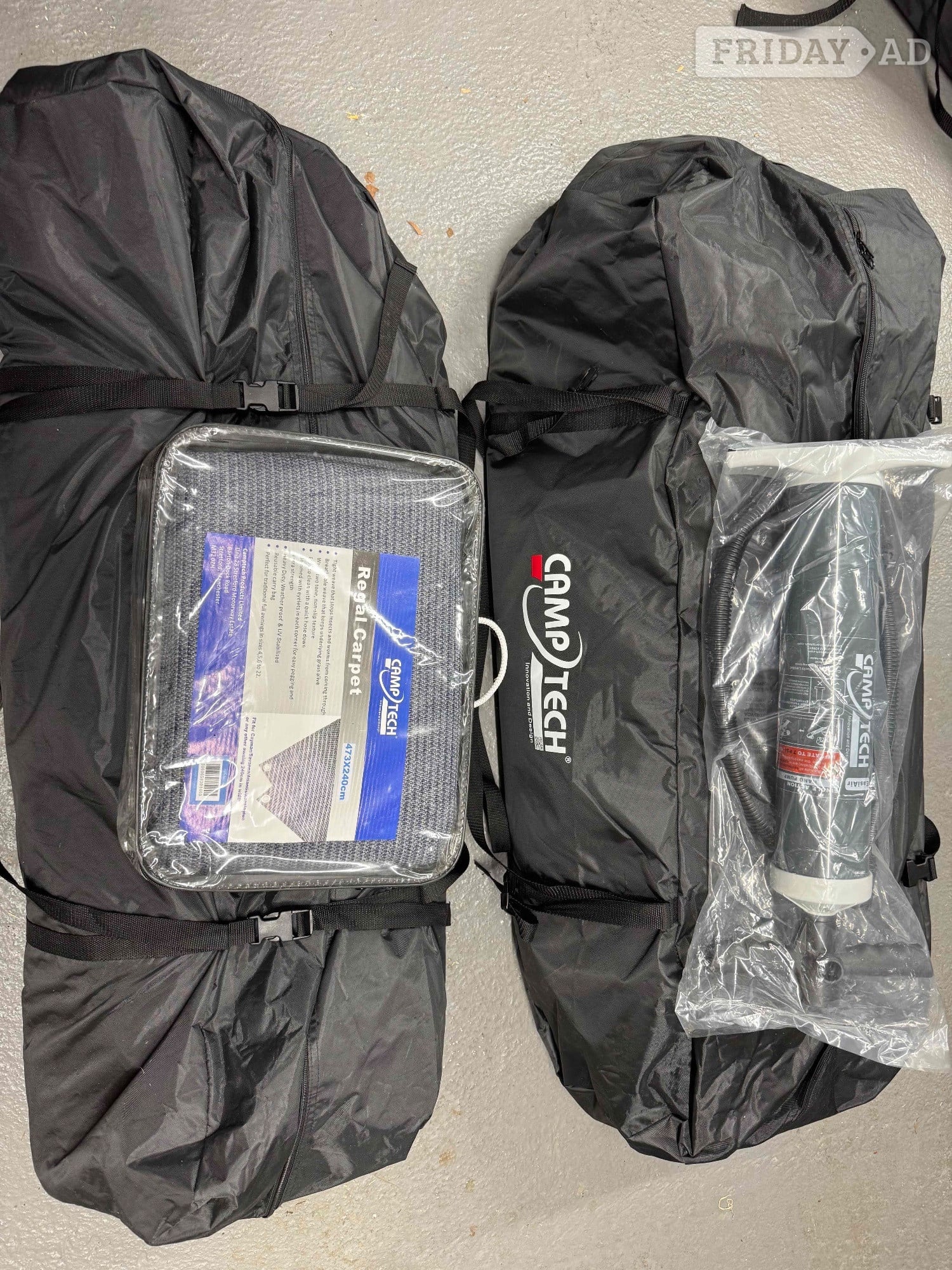 Newport Camptech Hampton DL full Air Awning size 9. New.
