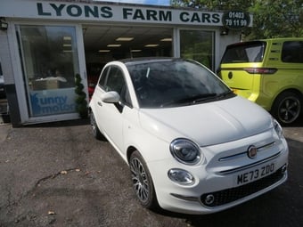 2024 FIAT 500 1.0 MHEV Top Hatchback 3dr Petrol Manual Euro 6 (s/s) (70 bhp) 16" ALLOYS + SUNROOF + 7" MEDIA