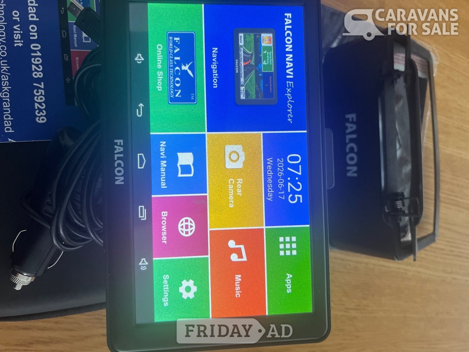 Falcon Sat Nav . Very good condition with full instructions.  - 