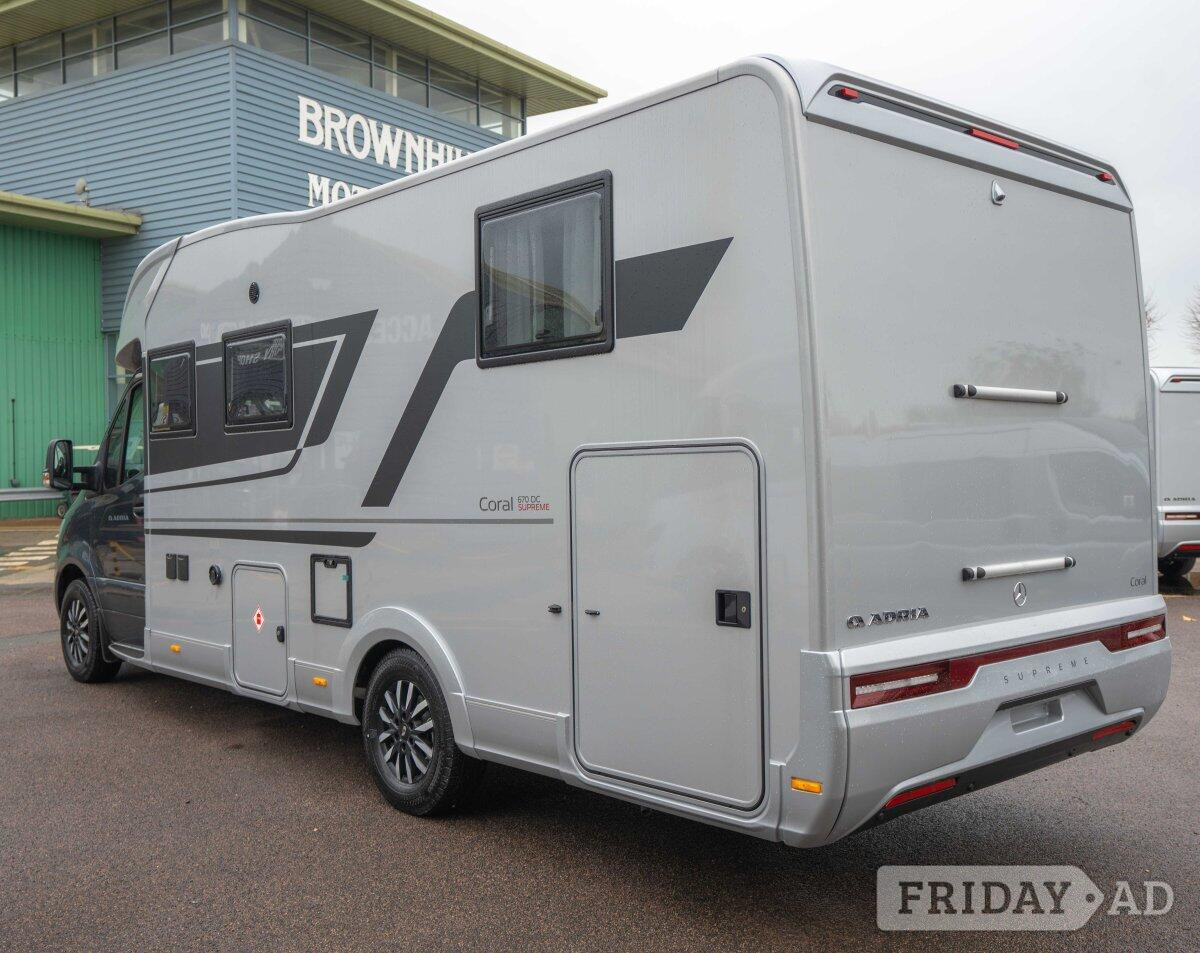 Adria Coral Supreme MB 670 DC 2025 for sale - Motorhomes & Caravans in Newark