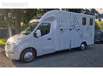 Chaigley  Vauxhall Movano Finished in gloss grey paint Horsebox