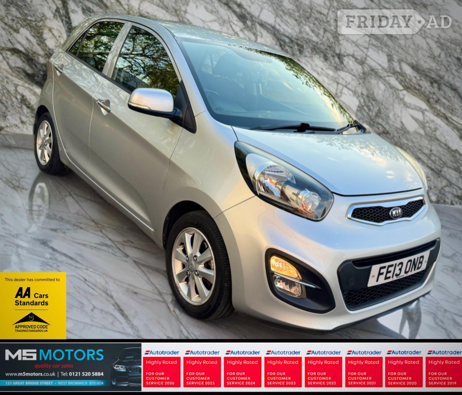 Kia Picanto 2013 in West Bromwich