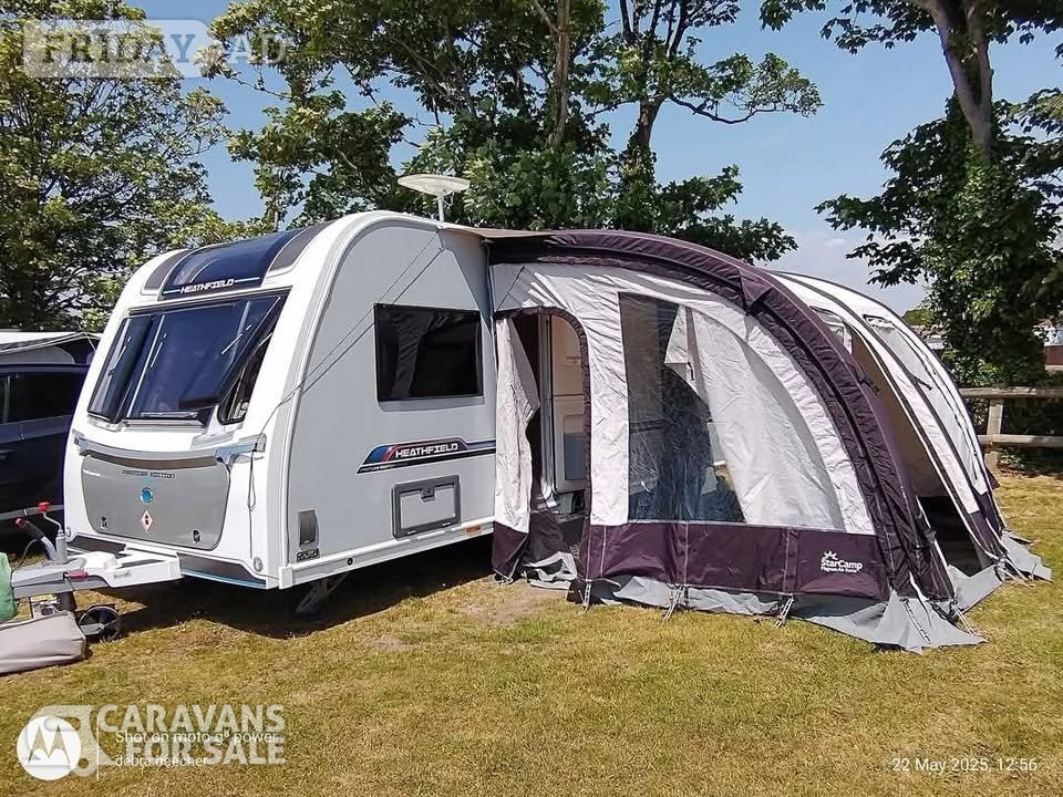 Starcamp Magnum Air Force Porch awning and Starcamp Cosy Corner  in Peel Common