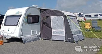 Kampa Dometic Rally Pro 200 Poled Caravan Porch Awning
