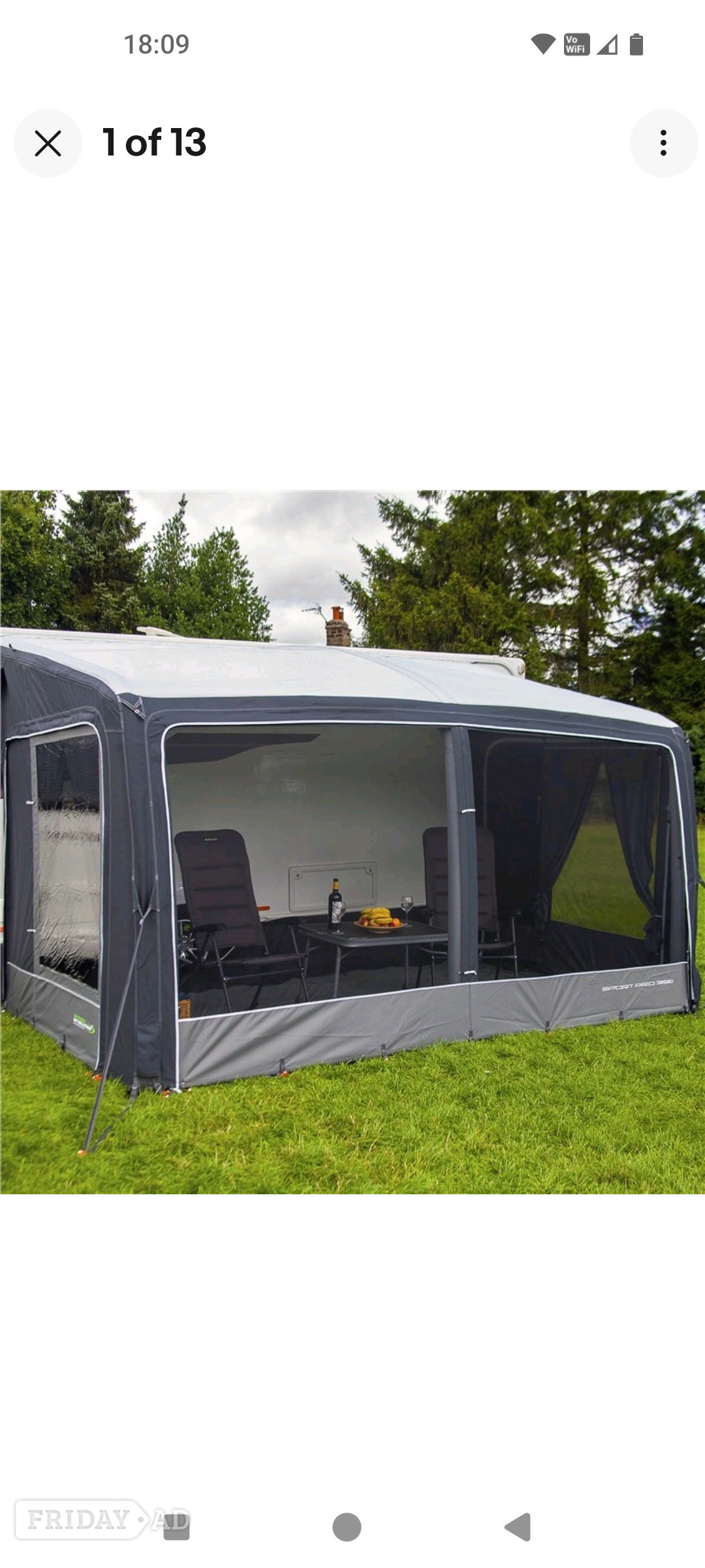 Grantham Outdoor Revolution sport pro 2 air 390 used twice 