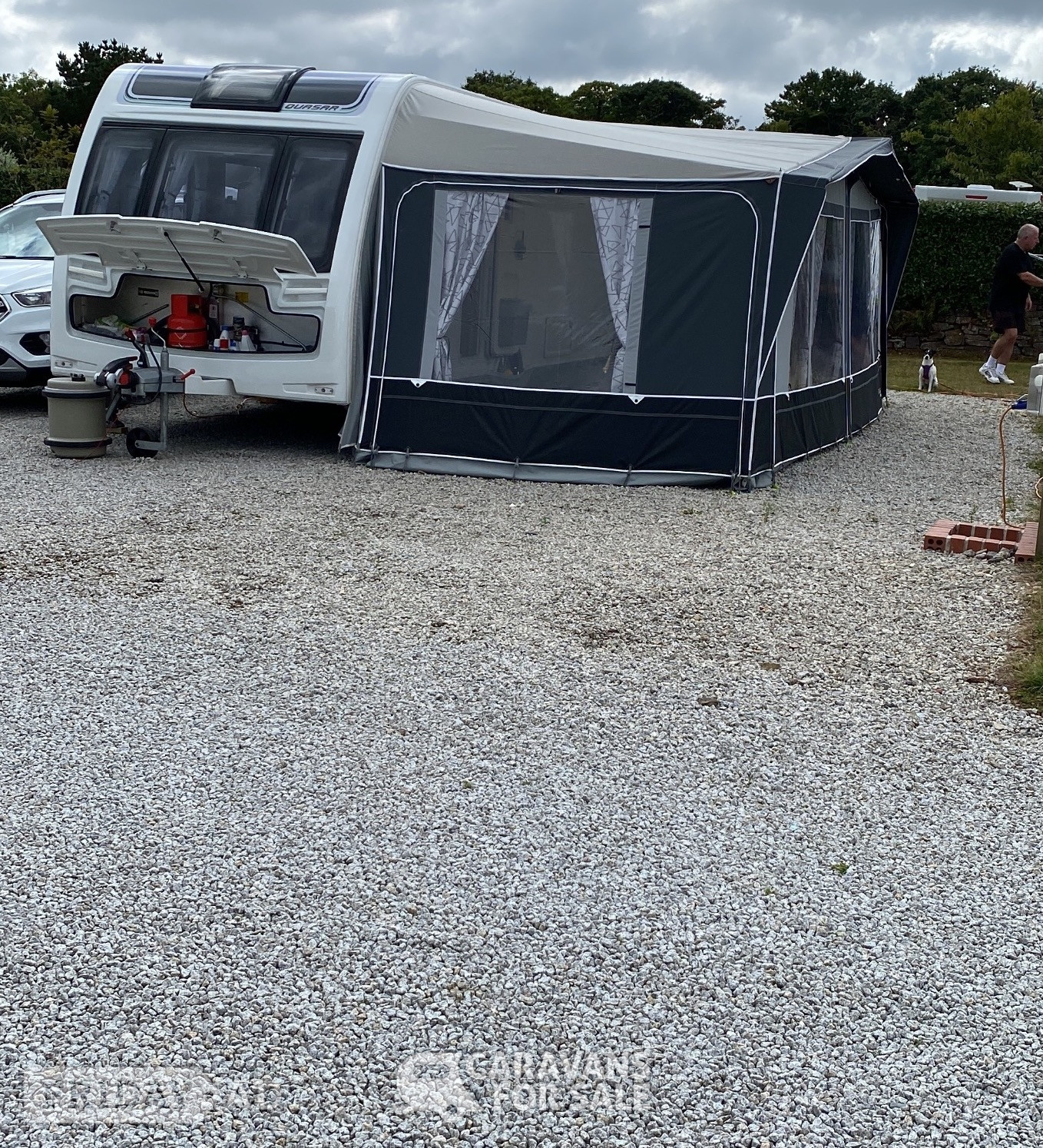 Isabella Ventura 1025 full awning D250 in anthracite 