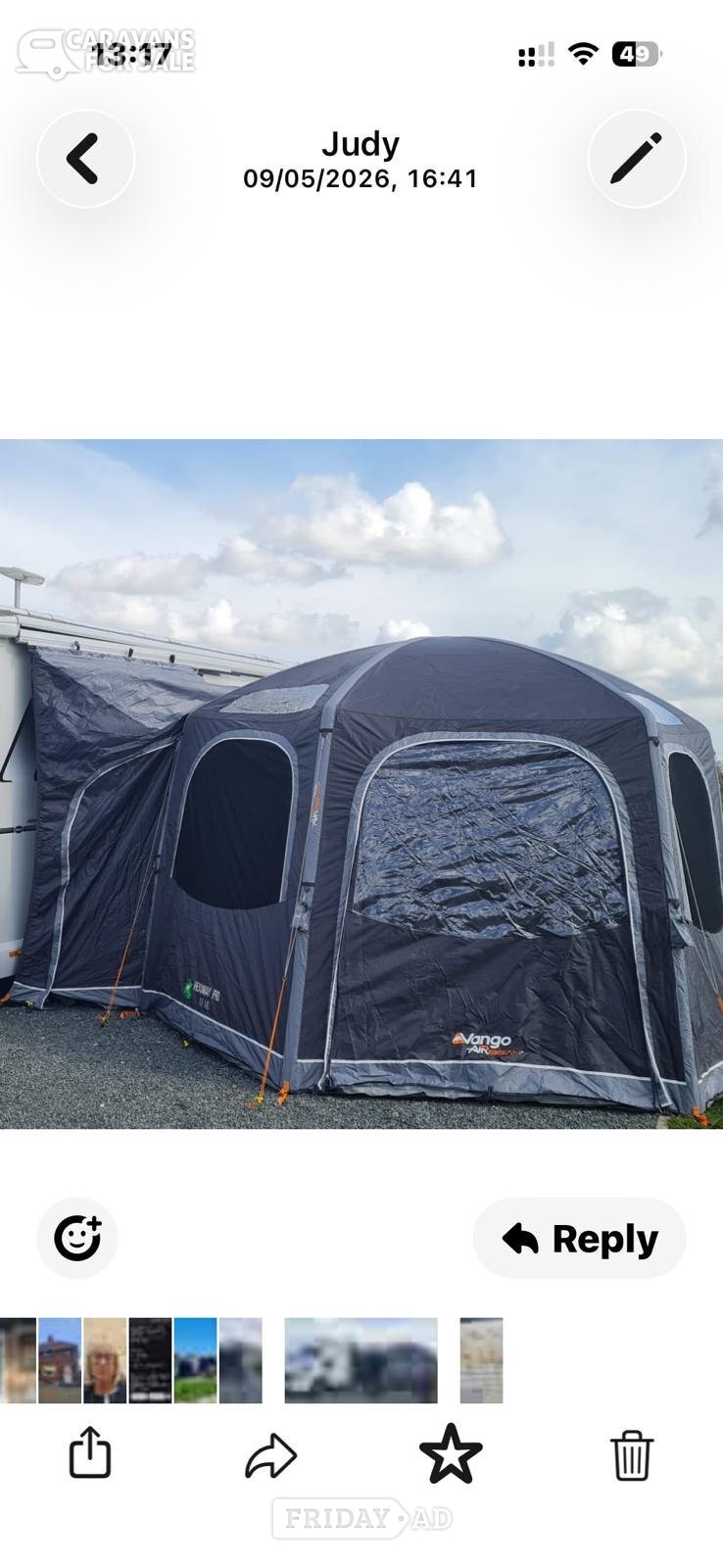 Norwich VANGO pro hexagon drive away awning 2025 model with extras