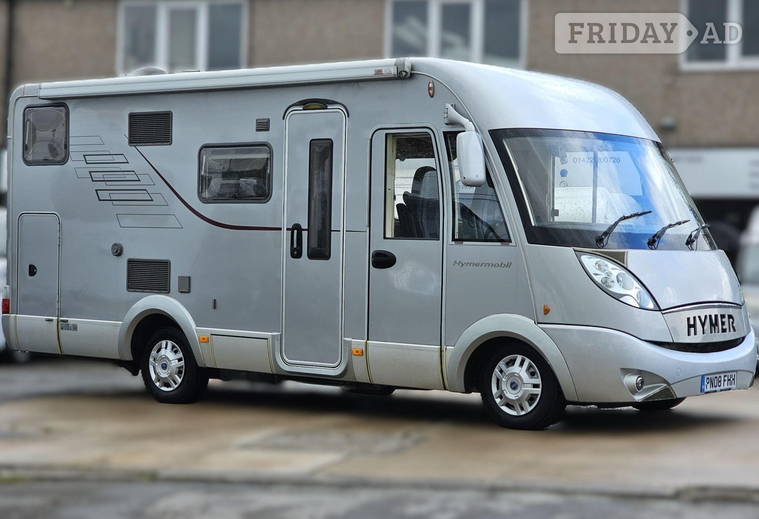 Hymer B524 SL A-Class 4 Berth Motorhome - 3.0 Ducato 2008 for sale in Halifax