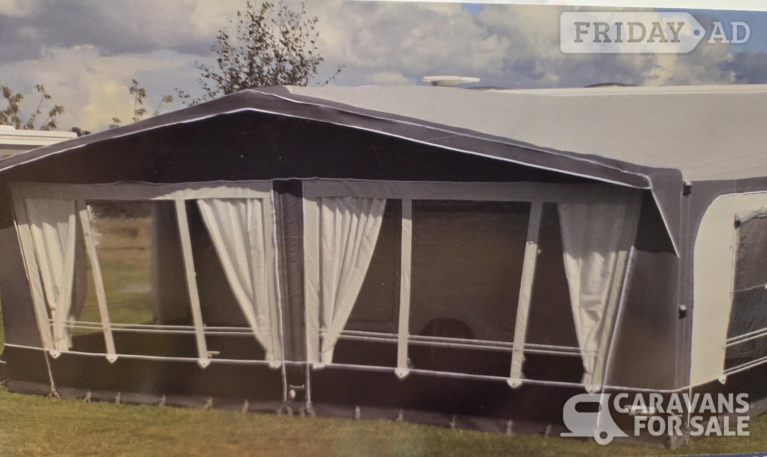 Camp Tech Kensington Air Awning - never used -size 12 (925-950) in Royston