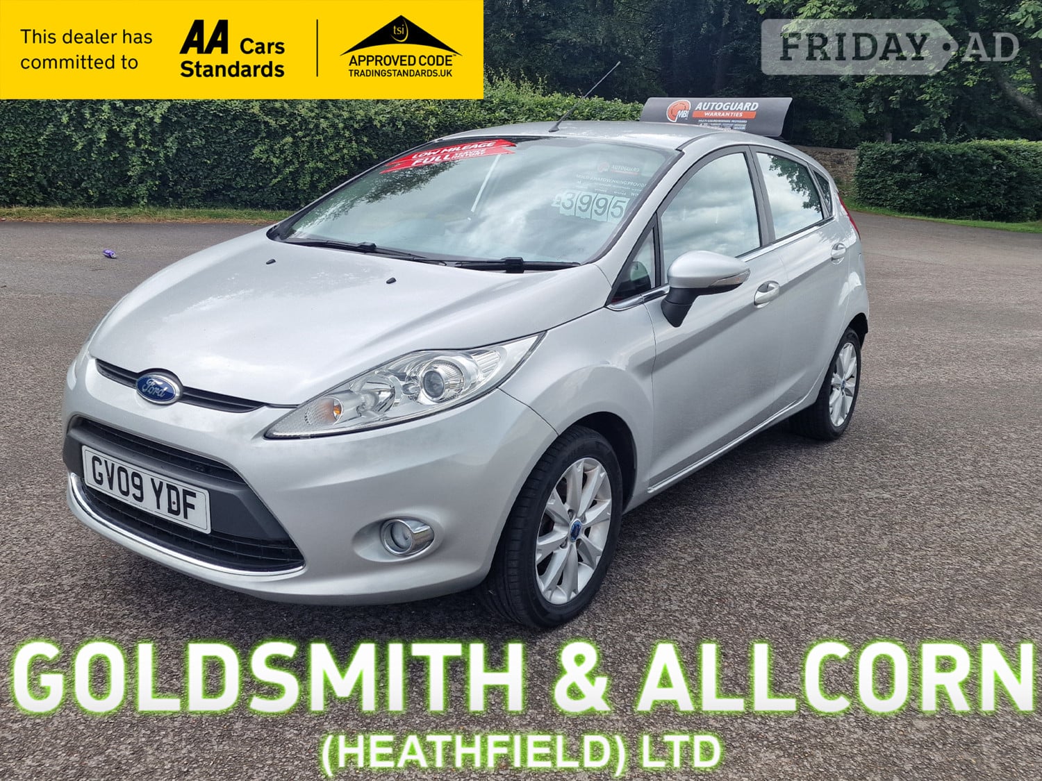 Ford Fiesta 2009 in Heathfield