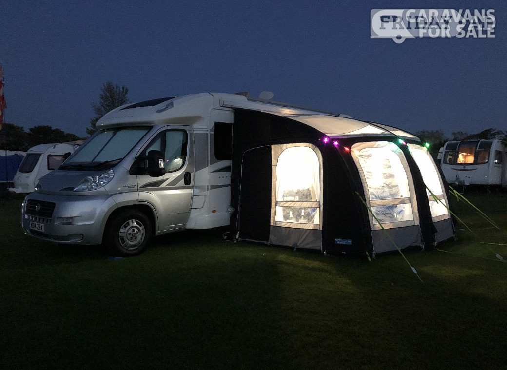 Kampa Motor Ace Air 400 Awning- good condition +interior carpet in Ripley
