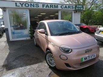 2021 FIAT 500E 24kWh Action Hatchback 3dr Electric Automatic (95 ps) AUTO LIGHTS + BLUETOOTH + SENSORS
