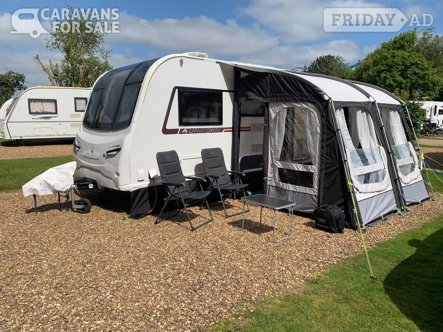 Kampa Rally Pro 260 Poled Awning in Ipswich