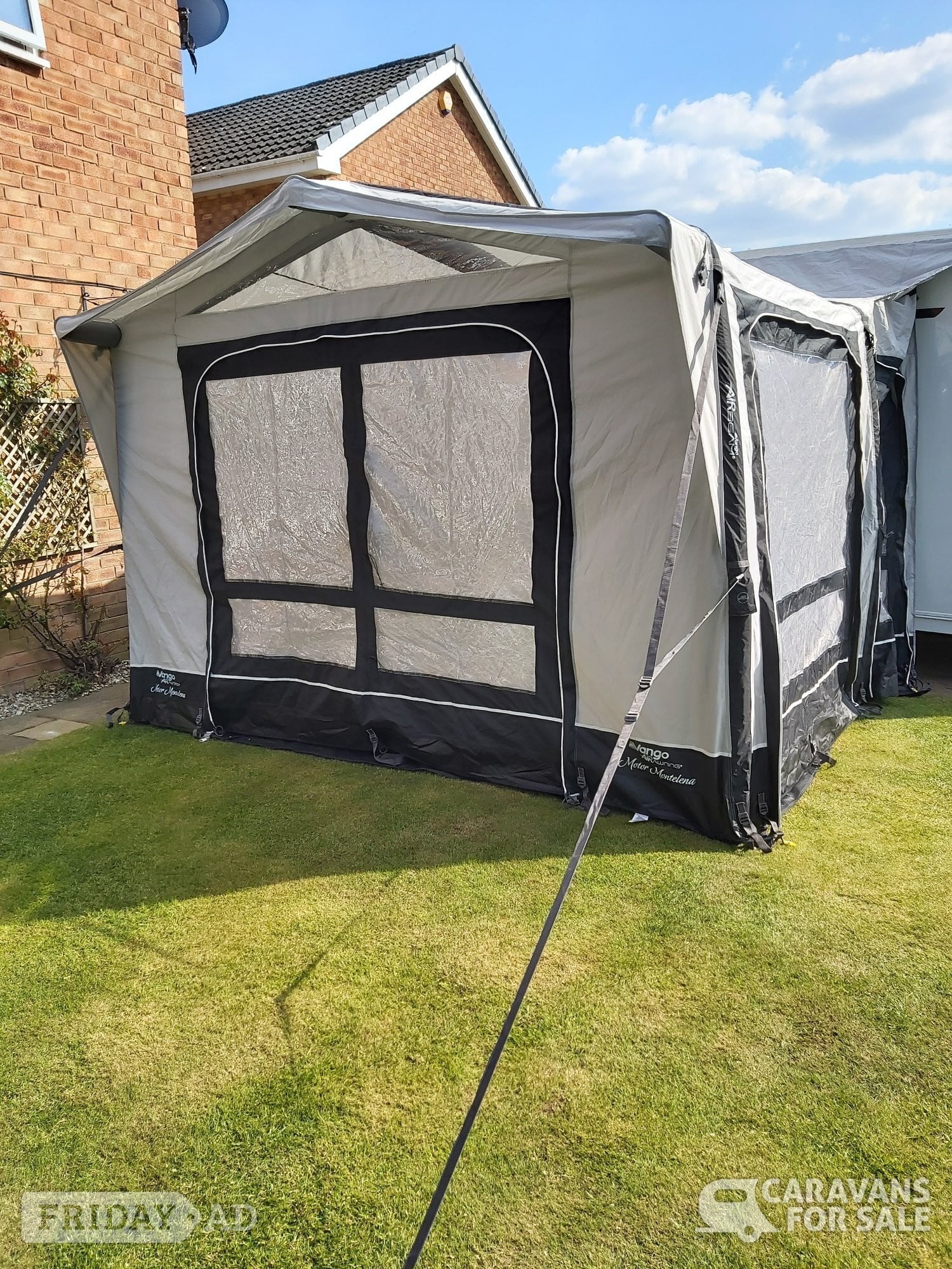 Vango 330 Monelena Air awning. Roof lining,carpet &amp; lighting in Great Sutton