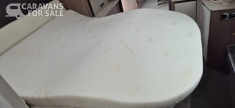 Swift Challenger 580 3" mattress topper made by Jonic