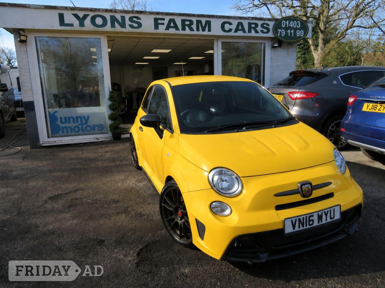 2016 ABARTH 695 1.4 T-Jet Biposto Record Edition Hatchback 3dr Petrol Manual Euro 6 (190 bhp) *1 OF ONLY 133 WORLDWIDE* 1 OF ONLY 39 SUPPLIED TO THE UK in Horsham