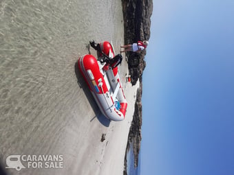 Inflatable boat- used once!
