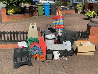 Caravan Accessories and Porch Awning pre owned all in VGC.