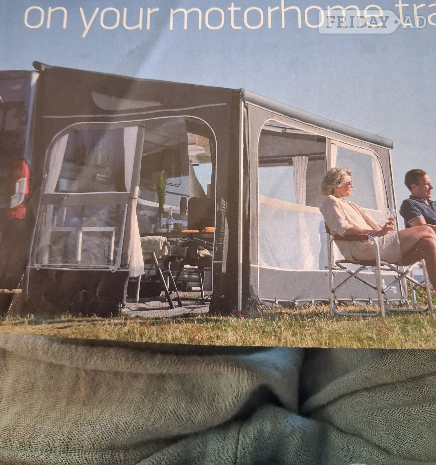FIAMMA Privacy room,  fits onto to fiamma roll out awning.  