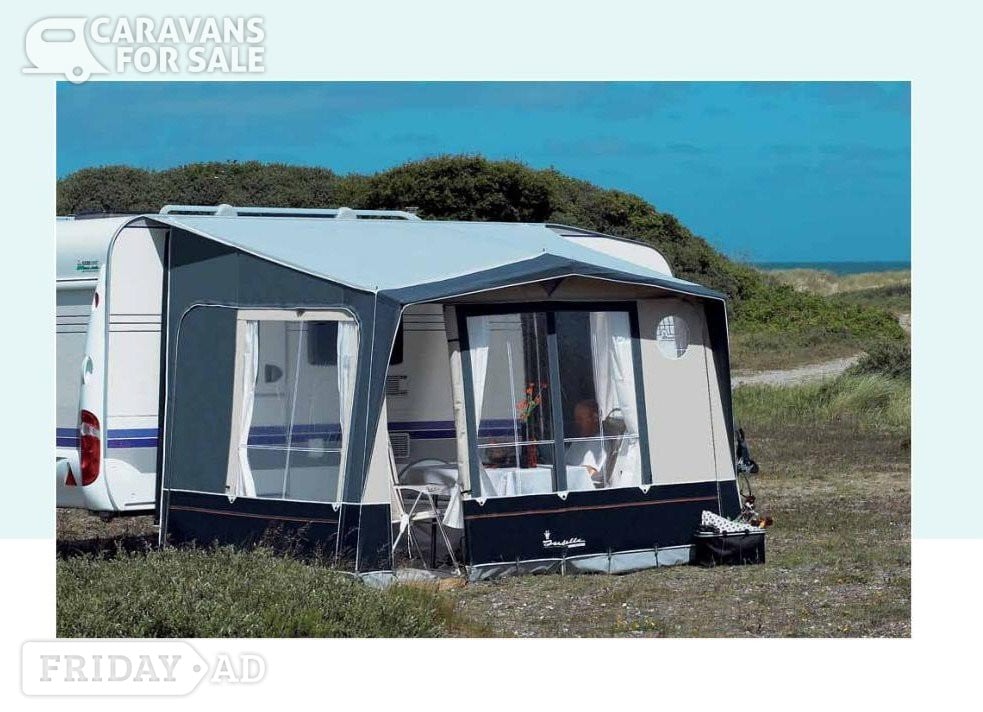 Isabella Magnum Moonlight Porch Awning with Carbon X Poles in Shrewsbury