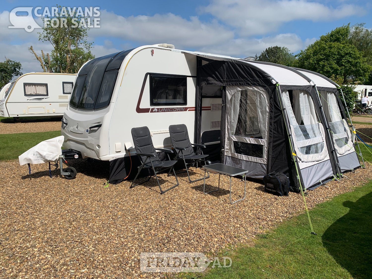 Kampa Rally Pro 260 Poled Awning in Ipswich