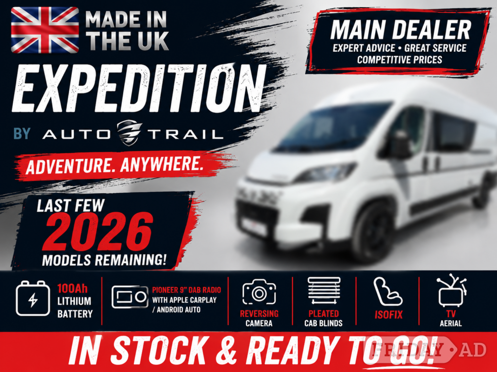 Auto-Trail Expedition 68, (2026)  Campervan for sale in Llanelli