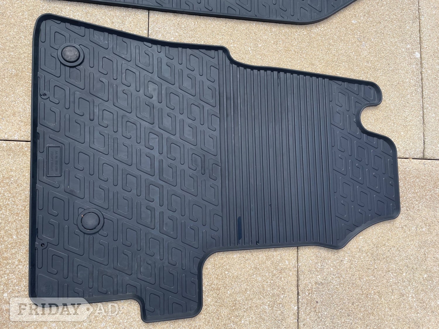 FORD TRANSIT MOTORHOME RUBBER CAB FLOOR MATS in Braintree