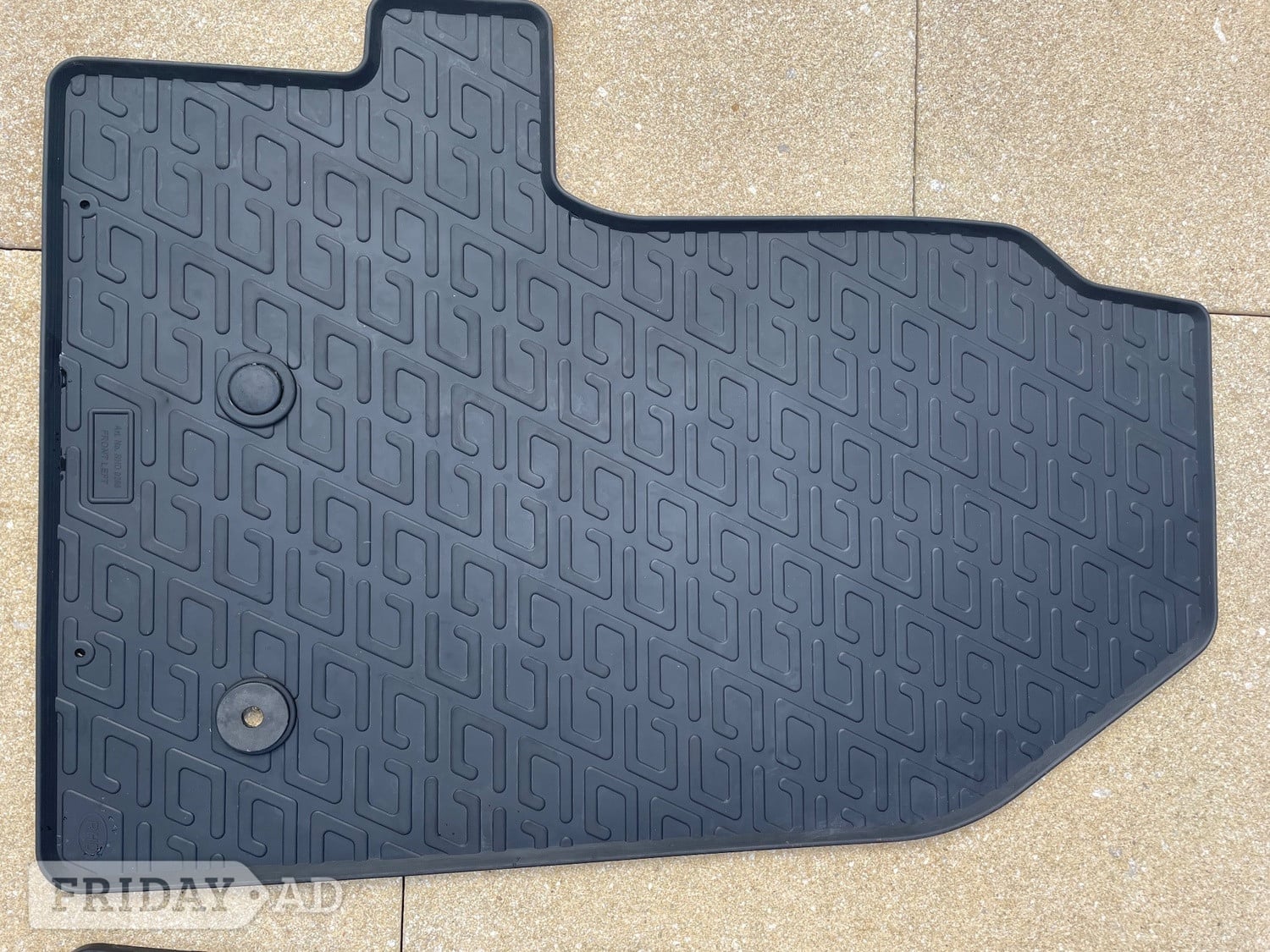 Braintree FORD TRANSIT MOTORHOME RUBBER CAB FLOOR MATS