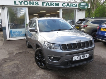 2019 JEEP COMPASS 1.6 MultiJet II Night Eagle SUV 5dr Diesel Manual Euro 6 (s/s) 118 BHP BLACKED-OUT EXTERIOR + BLACK ALLOYS