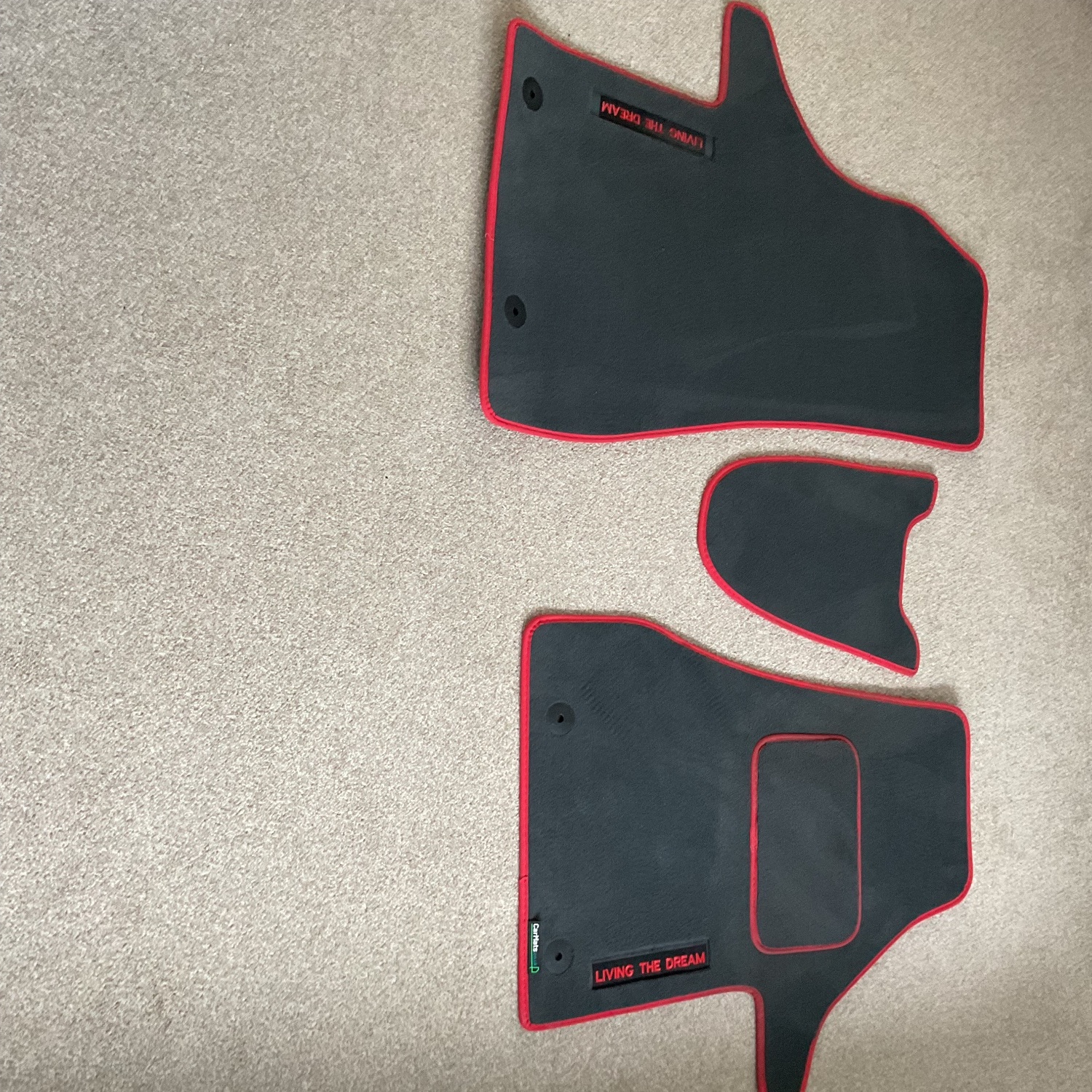 Front campervan mats