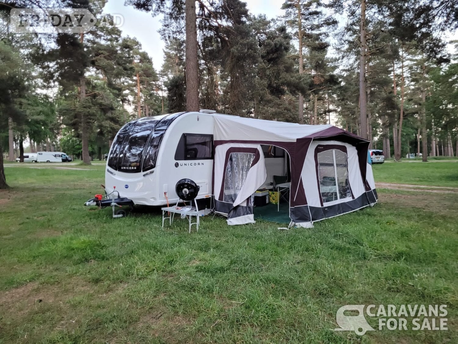 Skipton Bradccot Portico Plus Porch Awning with Sleeping Extension