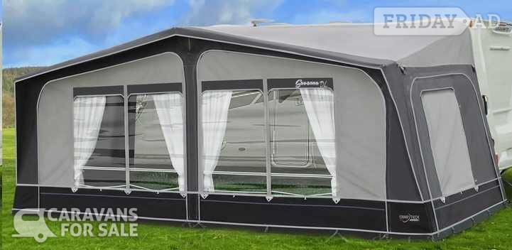 Size 10 Camptech Savanna DL Seasonal Awning 875-900cm Bargain in West Mersea