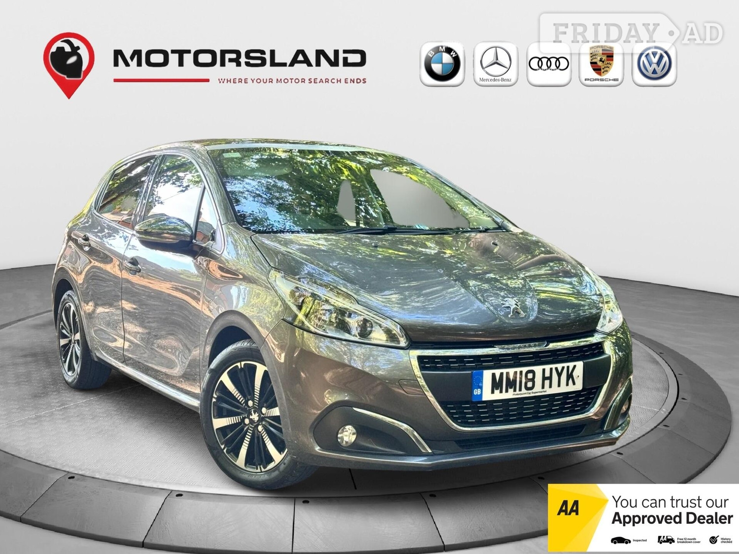 Peugeot 208 2018 in Ashford