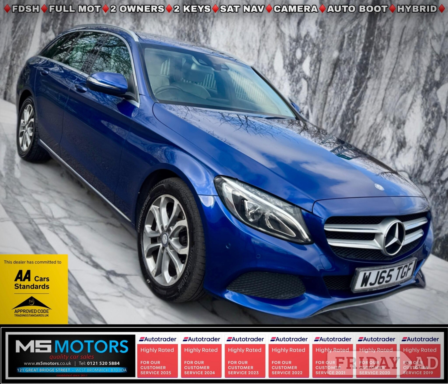 Mercedes-Benz C Class 2015 in West Bromwich