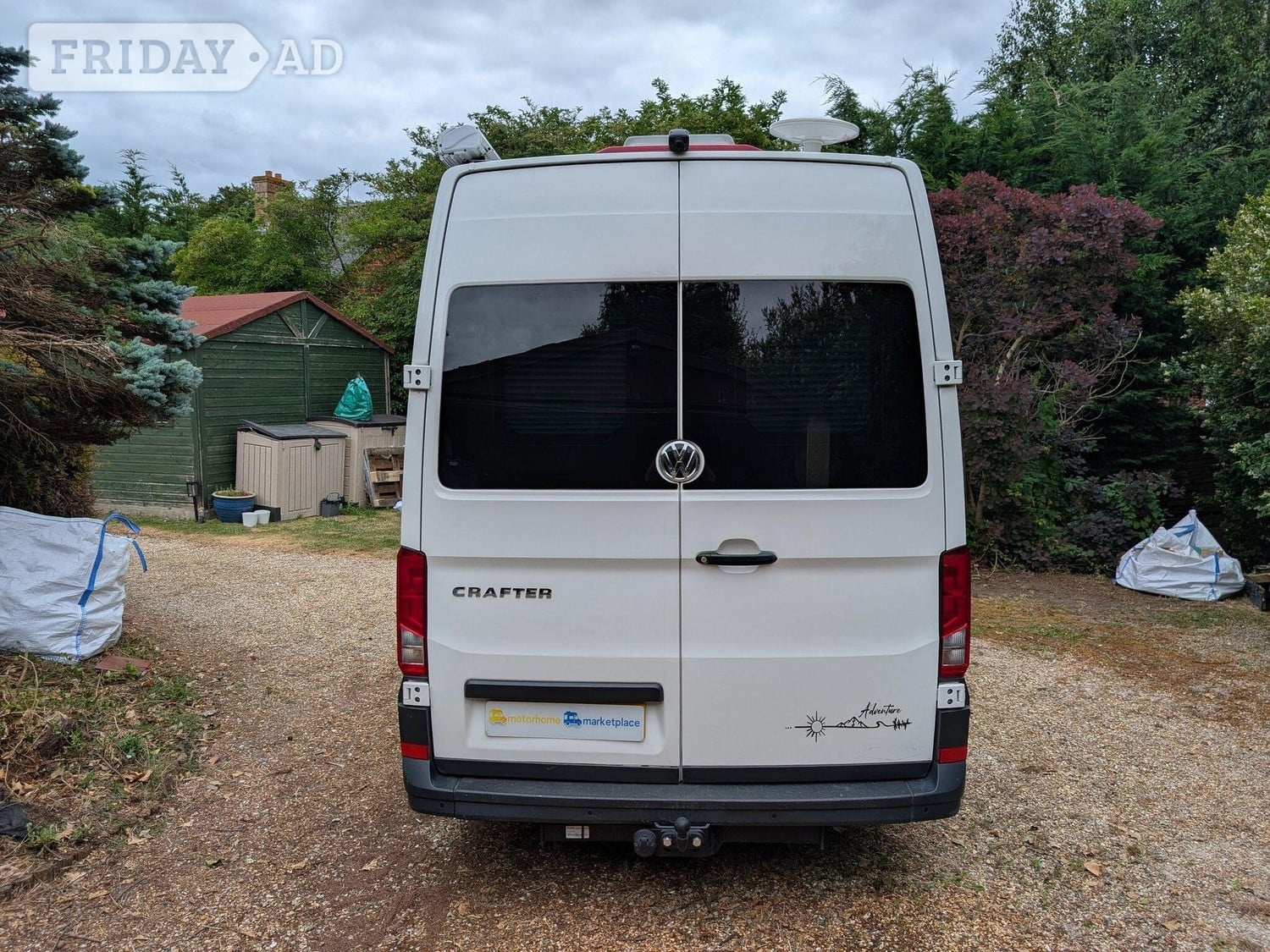 VW (Volkswagen) Crafter LWB Campervan |King Size Bed, (2019)  Campervan for sale - Motorhomes & Caravans