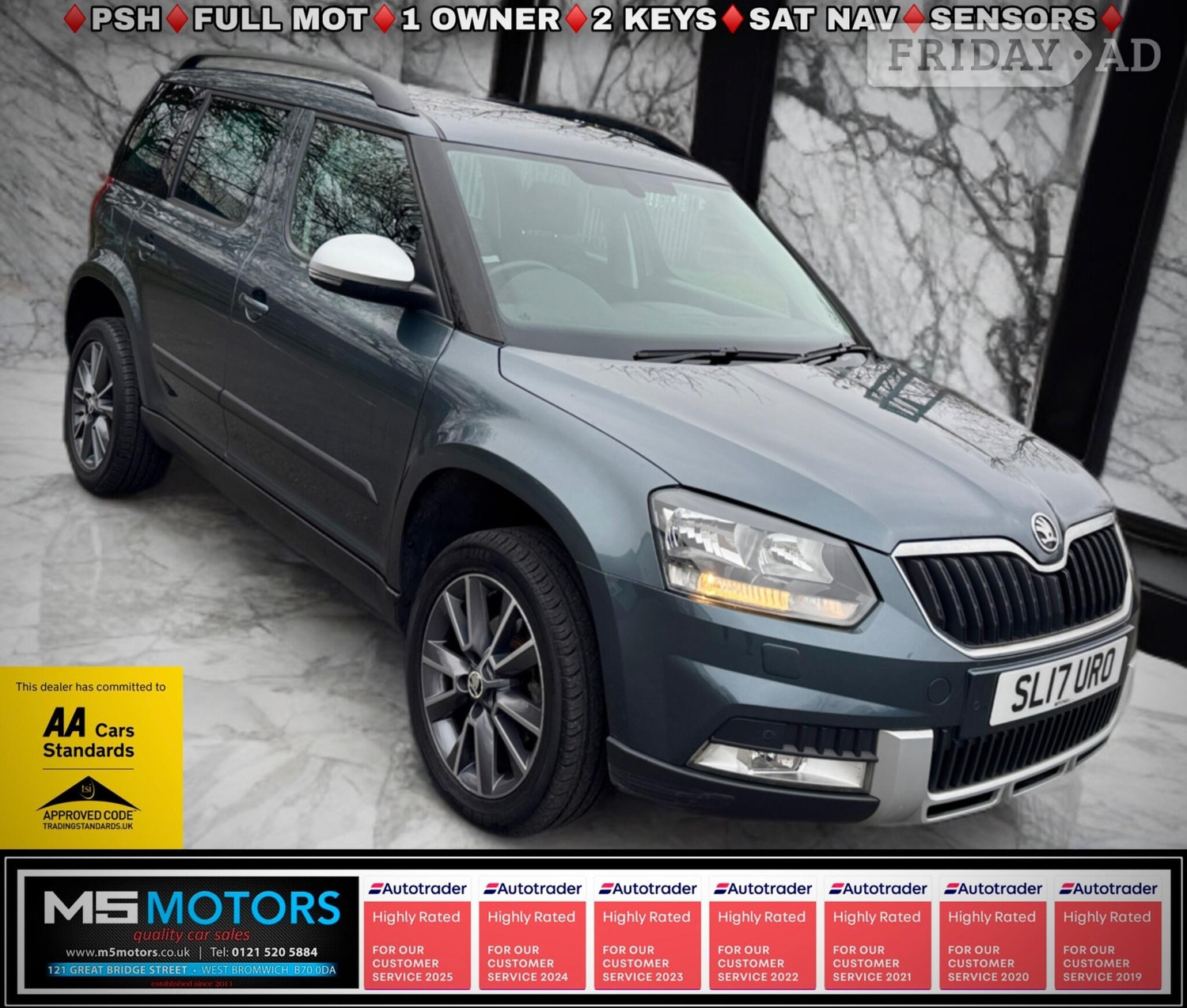Skoda Yeti 2017 in West Bromwich