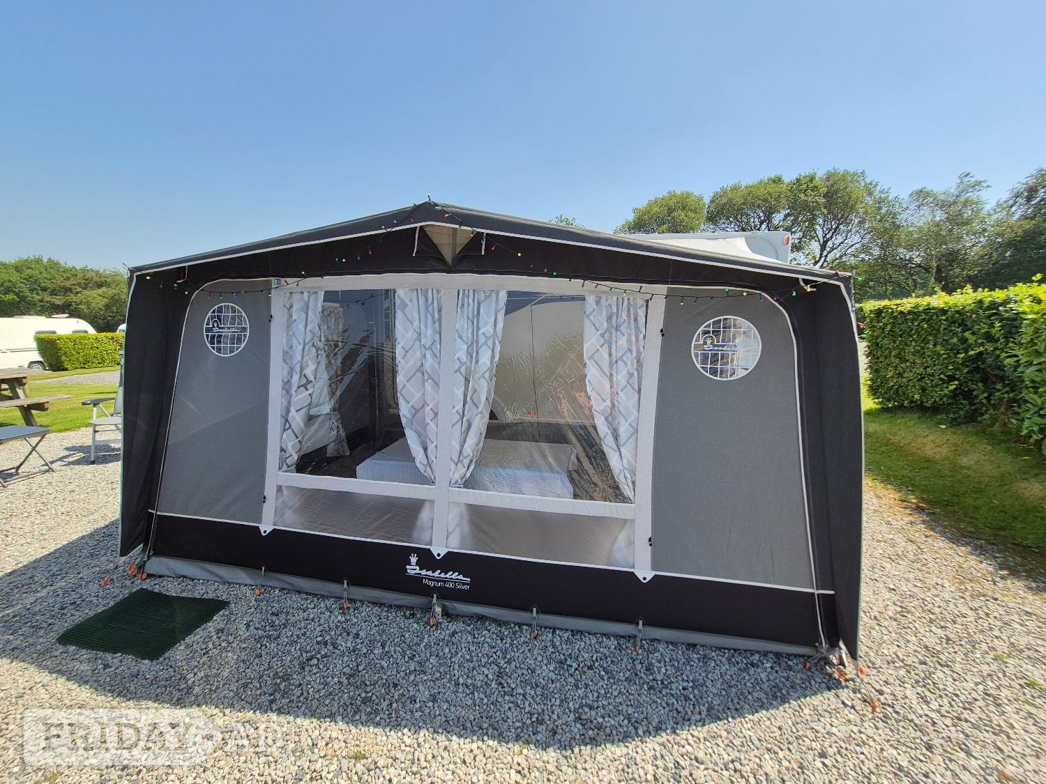 Isabella Awning – Magnum 400 x 250 with Carbon X Fibreglas Frame in Tewkesbury