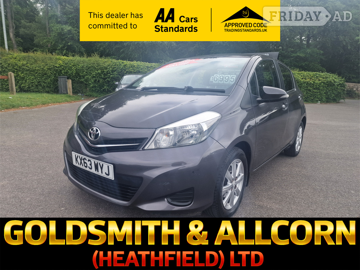 Toyota Yaris 2013 in Heathfield
