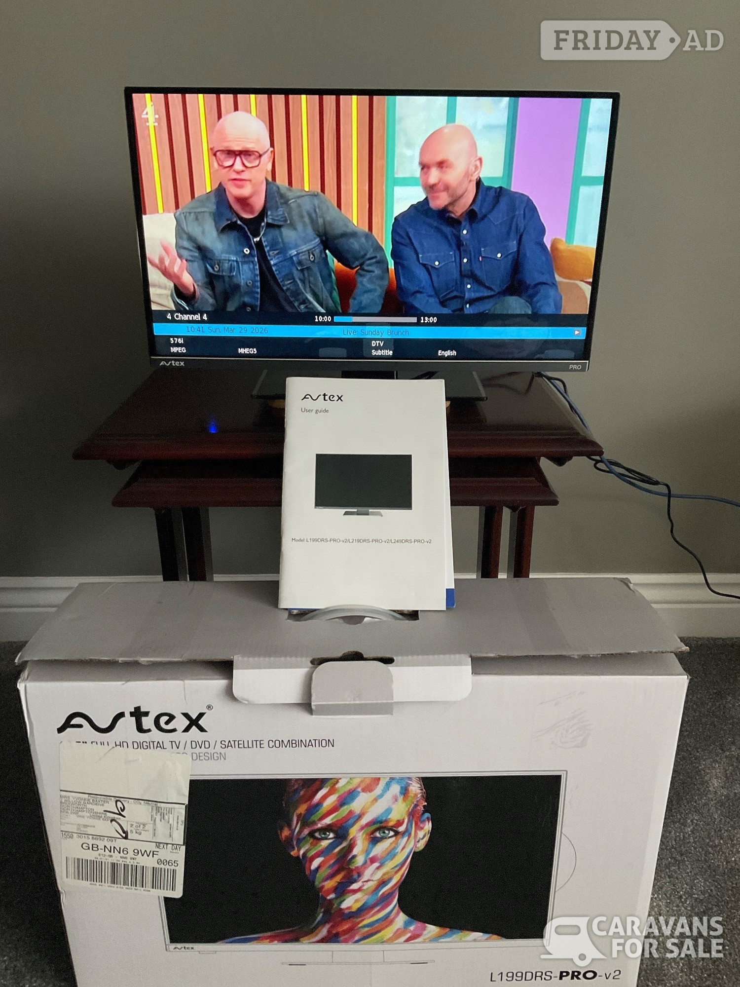 AVTEX LED TV/DVD in Brixworth