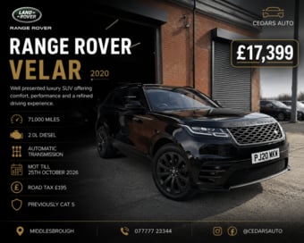 Land Rover Range Rover Velar 2020